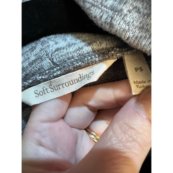 Soft Surroundings Cloud 9 Cowl Neck Tunic Sweater Gray Size SP - Picture 8 of 8